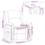 Casa si Gradina - Mobilier - Scaune si fotolii - Fotolii - Fotoliu rabatabil, negru, piele ecologica - Infinity.ro