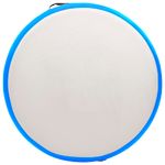 Sport si Outdoor - Accesorii si echipamente sportive - Yoga - Covoras gonflabil de gimnastica cu pompa albastru 100x100x10cm PVC - Infinity.ro