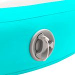 Sport si Outdoor - Accesorii si echipamente sportive - Yoga - Covoras gonflabil de gimnastica cu pompa verde 100x100x10 cm PVC - Infinity.ro