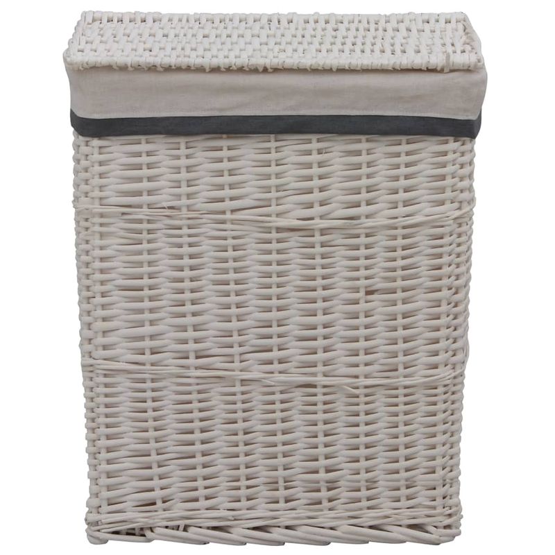 Casa si Gradina/Sanitare/Suporturi si accesorii baie/Accesorii baie - Cos de rufe, maro, salcie - Infinity.ro