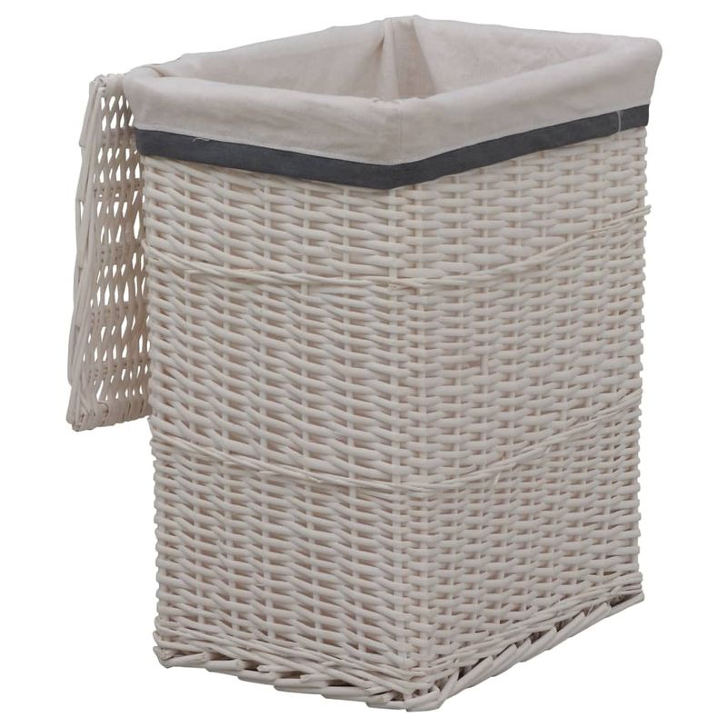 Casa si Gradina/Sanitare/Suporturi si accesorii baie/Accesorii baie - Cos de rufe, maro, salcie - Infinity.ro