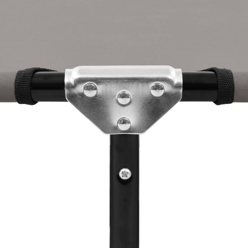 Casa si Gradina - Gradina si terasa - Mobilier exterior - Scaune si sezlonguri gradina - Sezlong pliabil, gri, otel - Infinity.ro