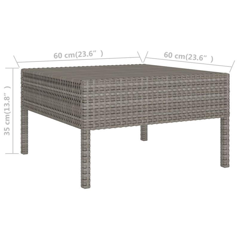 Casa si Gradina - Gradina si terasa - Mobilier exterior - Seturi mobila gradina - Set mobilier relaxare gradina cu perne, 3 piese, poliratan, număr de articole 1 - Infinity.ro