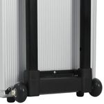 Ingrijire personala si Cosmetice - Machiaj - Portfarduri si genti cosmetice - Troler de pilot, 47 x 39 x 27 cm, argintiu, aluminiu - Infinity.ro