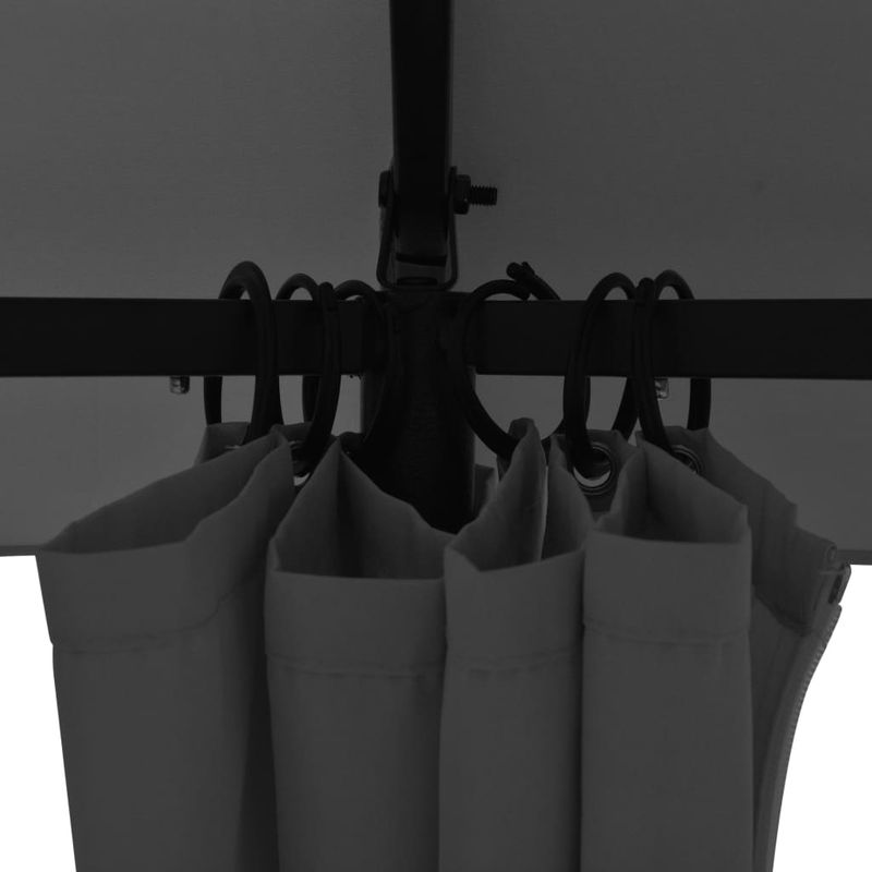 Casa si Gradina - Gradina si terasa - Umbrele si pavilioane - Pavilioane - Marchiza pavilion de gradina cu perdele, 360x265 cm, hexagonal - Infinity.ro