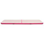 Sport si Outdoor - Fitness - Accesorii fitness - Saltele fitness - Saltea gimnastica gonflabila cu pompa roz 700x100x20 cm PVC - Infinity.ro