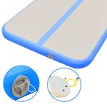 Sport si Outdoor - Accesorii si echipamente sportive - Yoga - Saltea gimnastica gonflabila cu pompa albastru 300x100x10cm PVC - Infinity.ro