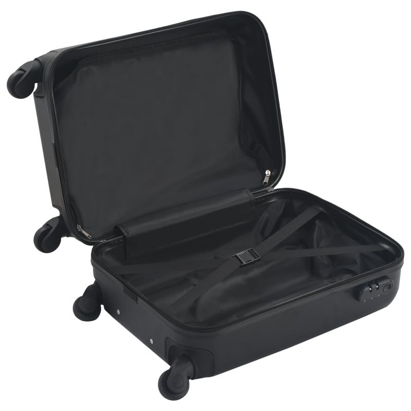 Sport si Outdoor - Articole de voiaj - Genti voiaj - Valiza cu carcasa rigida, negru, ABS - Infinity.ro
