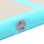Sport si Outdoor - Fitness - Accesorii fitness - Saltele fitness - Saltea gimnastica gonflabila cu pompa verde 500x100x10cm PVC - Infinity.ro