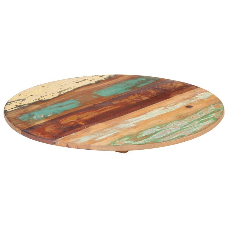 Casa si Gradina - Mobilier - Feronerie si accesorii mobila - Blat de masa rotund, 50 cm, lemn masiv reciclat, 15-16 mm - Infinity.ro