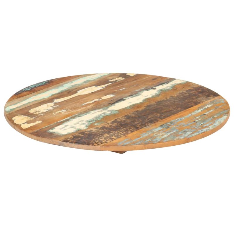 Casa si Gradina - Mobilier - Feronerie si accesorii mobila - Blat de masa rotund, 50 cm, lemn masiv reciclat, 15-16 mm - Infinity.ro