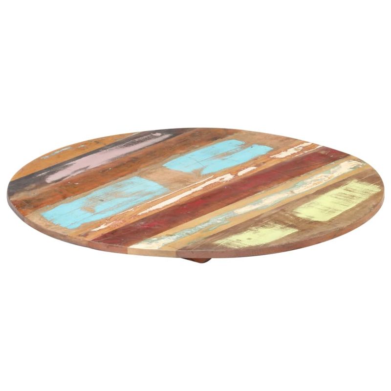 Casa si Gradina - Mobilier - Feronerie si accesorii mobila - Blat de masa rotund, 50 cm, lemn masiv reciclat, 15-16 mm - Infinity.ro