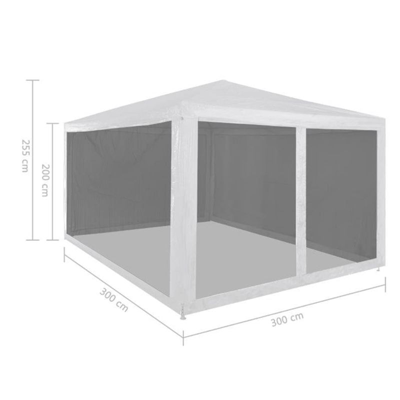 Casa si Gradina - Gradina si terasa - Umbrele si pavilioane - Pavilioane - Cort pliabil de petrecere cu 4 pereti din plasa, 3 x 3 m - Infinity.ro