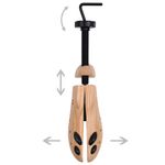 Market - Spalare si intretinere rufe - Produse intretinere Incaltaminte - Perii si alte accesorii - Sanuri pantofi, marime 41-46, lemn masiv de pin - Infinity.ro