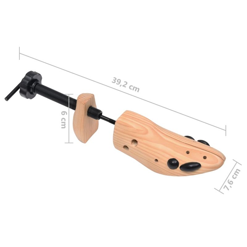 Market - Spalare si intretinere rufe - Produse intretinere Incaltaminte - Perii si alte accesorii - Sanuri pantofi, marime 41-46, lemn masiv de pin - Infinity.ro
