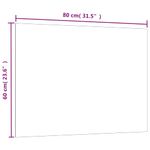 Carti si Birotica - Birotica - Accesorii de birou - Table si clipboard-uri - Tabla magnetica de perete neagra, negru, 80x60 cm  sticla securizata - Infinity.ro