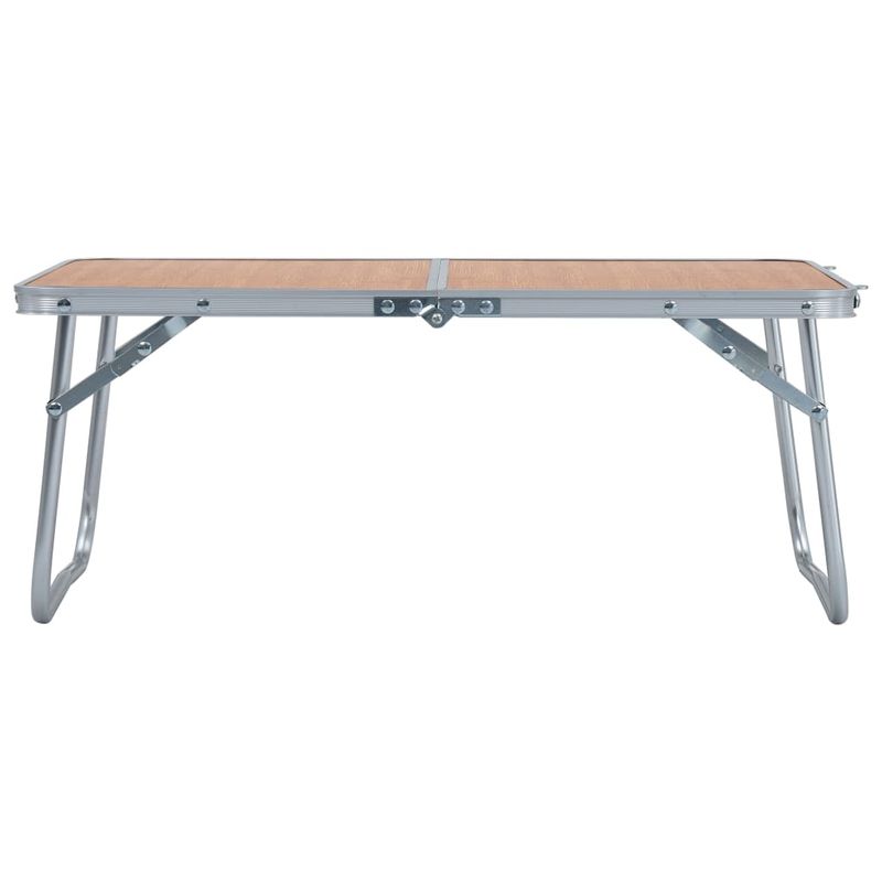 Sport si Outdoor - Camping - Mobilier pentru camping - Scaune camping - Taburet de camping, maro, 60 x 40 cm, aluminiu - Infinity.ro