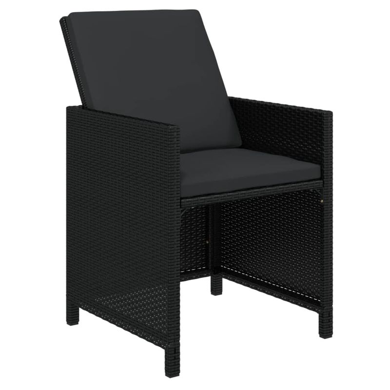Casa si Gradina - Gradina si terasa - Mobilier exterior - Seturi mobila gradina - Set mobilier de exterior cu perne, 13 piese, negru, poliratan - Infinity.ro
