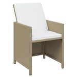 Casa si Gradina - Gradina si terasa - Mobilier exterior - Seturi mobila gradina - Set mobilier de exterior cu perne, 13 piese, bej, poliratan - Infinity.ro