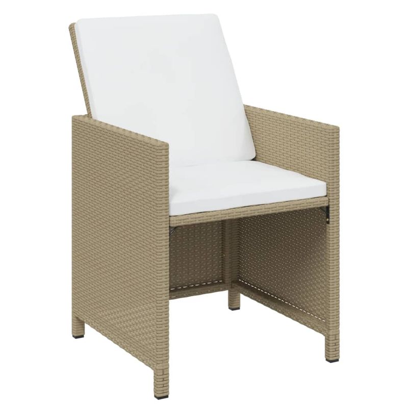 Casa si Gradina - Gradina si terasa - Mobilier exterior - Seturi mobila gradina - Set mobilier de exterior cu perne, 13 piese, bej, poliratan - Infinity.ro