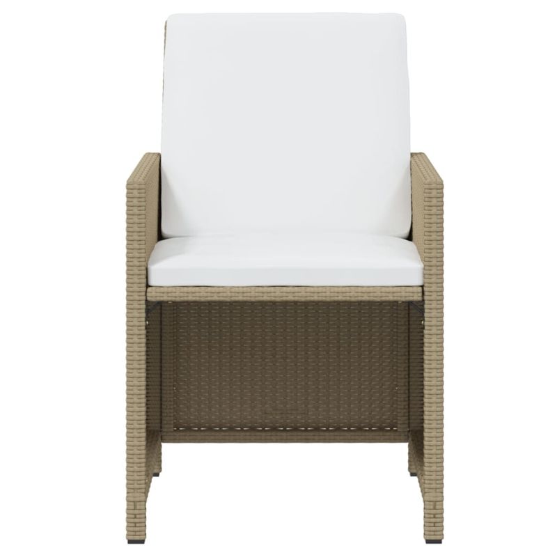 Casa si Gradina - Gradina si terasa - Mobilier exterior - Seturi mobila gradina - Set mobilier de exterior cu perne, 13 piese, bej, poliratan - Infinity.ro
