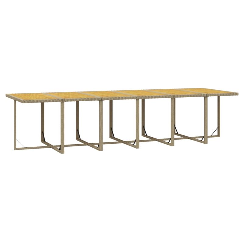Casa si Gradina - Gradina si terasa - Mobilier exterior - Seturi mobila gradina - Set mobilier de exterior cu perne, 13 piese, bej, poliratan - Infinity.ro