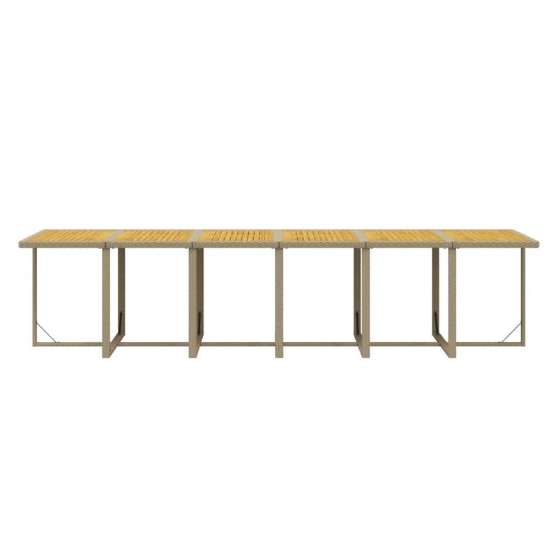 Casa si Gradina - Gradina si terasa - Mobilier exterior - Seturi mobila gradina - Set mobilier de exterior cu perne, 13 piese, bej, poliratan - Infinity.ro