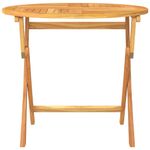 Casa si Gradina - Gradina si terasa - Mobilier exterior - Mese gradina - Masa de gradina pliabila, 85 x 76 cm, lemn masiv de tec - Infinity.ro