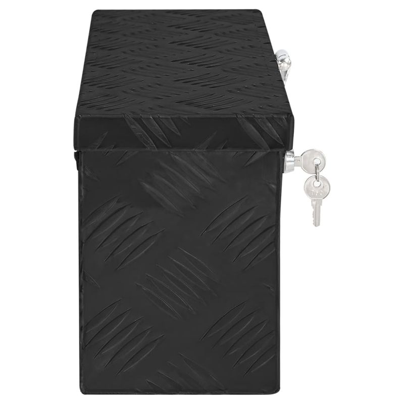 Casa si Gradina - Constructii - Depozitare, transport si protectie - Organizatoare si cutii scule - Cutie din aluminiu, negru, 50x15x20,5 cm, aluminiu - Infinity.ro