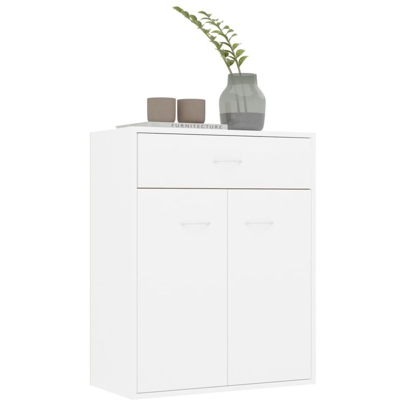 Casa si Gradina - Mobilier - Comode si corpuri - Comode - Servanta, alb, 60x30x75 cm, PAL - Infinity.ro