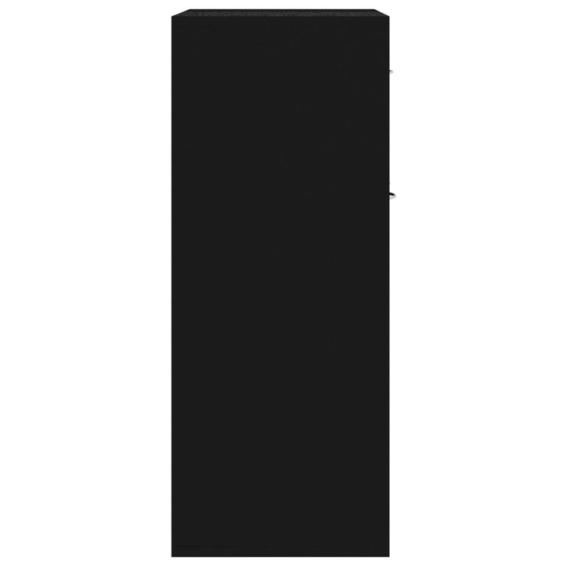 Casa si Gradina - Mobilier - Comode si corpuri - Comode - Servanta, negru, 60x30x75 cm, PAL - Infinity.ro