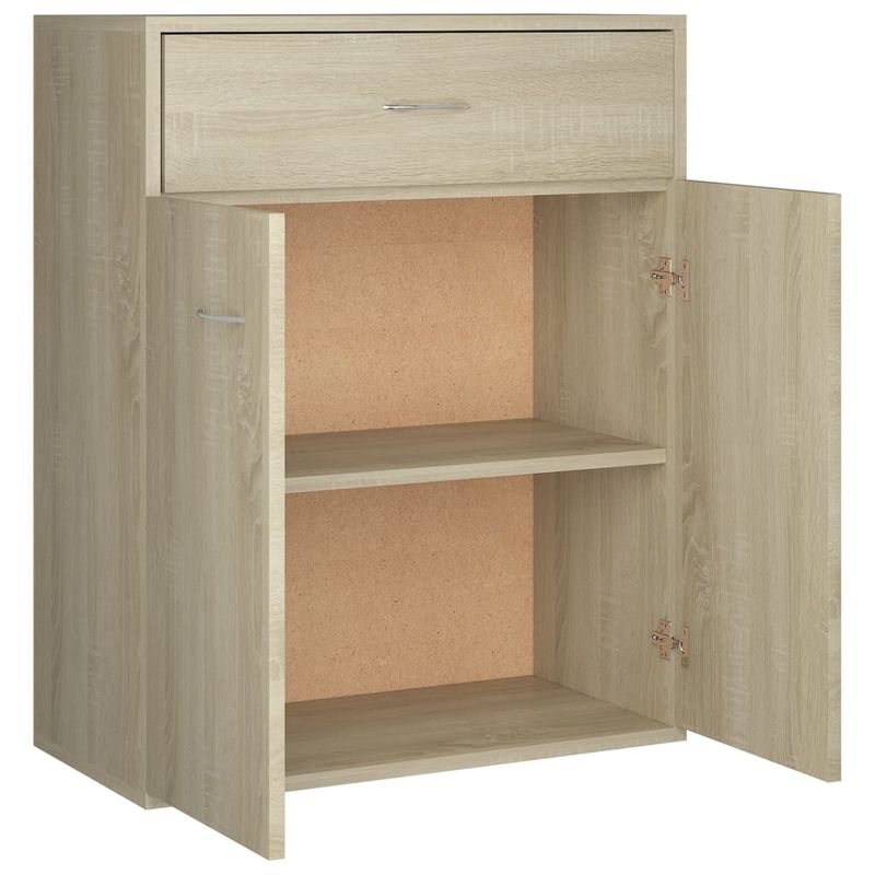 Casa si Gradina - Mobilier - Comode si corpuri - Comode - Servanta, stejar Sonoma, 60 x 30 x 75 cm, PAL - Infinity.ro