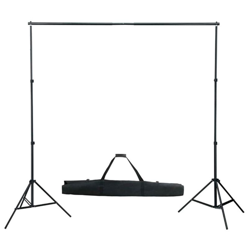 TV, Audio-Video si Foto - Aparate foto si accesorii - Accesorii foto si video - Blitzuri - Kit studio foto cu set de lumini și fundal, alb, mărime 300x300 cm - Infinity.ro
