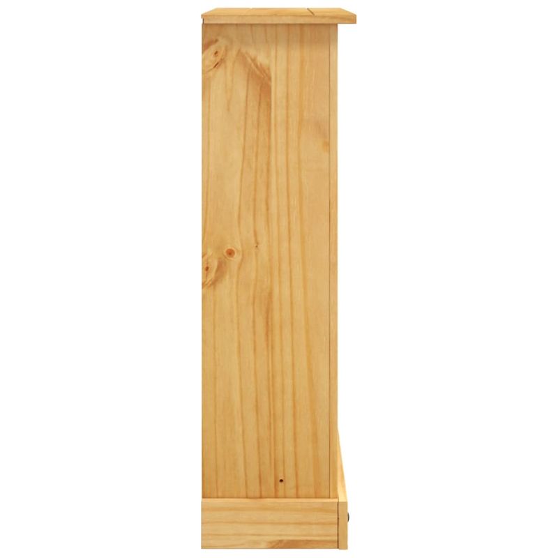 Casa si Gradina - Mobilier - Biblioteci si rafturi - Biblioteci - Biblioteca 3 rafturi pin, stil mexican Corona, 81 x 29 x 100 cm - Infinity.ro