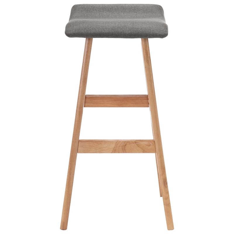 Casa si Gradina - Mobilier - Scaune si fotolii - Scaune - Scaun de bar, 2 buc., gri inchis, material textil - Infinity.ro