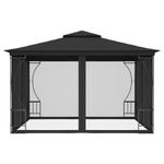 Casa si Gradina - Gradina si terasa - Umbrele si pavilioane - Pavilioane - Pavilion cu plase, antracit, 300 x 300 x 265 cm - Infinity.ro