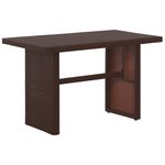 Casa si Gradina - Gradina si terasa - Mobilier exterior - Seturi mobila gradina - Set mobilier de gradina cu perne, 3 piese, maro, poliratan - Infinity.ro