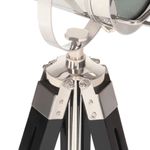 Casa si Gradina - Corpuri si surse de iluminat - Veioze si lampi - Lampadare - Lampa de podea cu trepied, 69 cm, negru, lemn masiv de mango - Infinity.ro