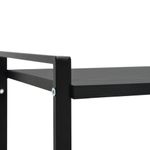 Casa si Gradina - Mobilier - Biblioteci si rafturi - Biblioteci - Etajera carti 2 rafturi, negru, 52x28x59 cm, lemn prelucrat - Infinity.ro