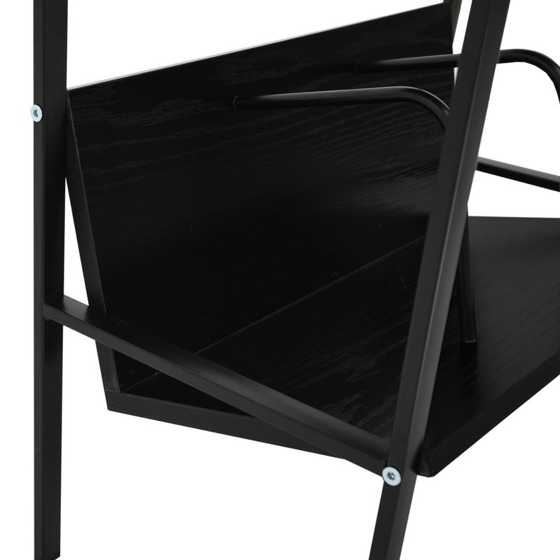 Casa si Gradina - Mobilier - Biblioteci si rafturi - Biblioteci - Etajera carti 2 rafturi, negru, 52x28x59 cm, lemn prelucrat - Infinity.ro