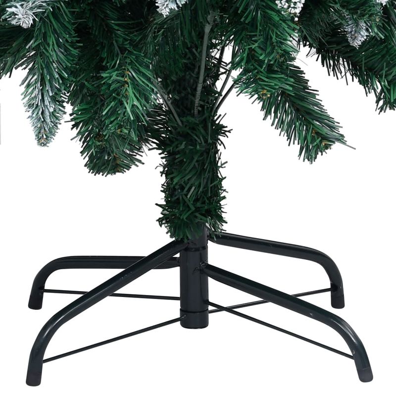 Casa si Gradina - Decoratiuni - Decoratiuni de sezon - Brad de Craciun artificial cu conuri si zapada alba, 150 cm - Infinity.ro