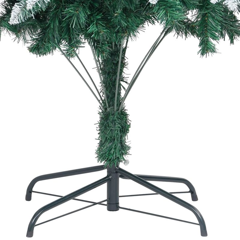 Casa si Gradina - Decoratiuni - Decoratiuni de sezon - Brad de Craciun artificial cu conuri si zapada alba, 240 cm - Infinity.ro