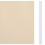 Casa si Gradina - Gradina si terasa - Garduri, panouri si accesorii - Panou de intimitate gradina, crem, 35 x 0,19 m, PVC - Infinity.ro