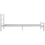 Casa si Gradina - Mobilier - Paturi si accesorii - Paturi - Cadru de pat, alb, 100 x 200 cm, metal - Infinity.ro