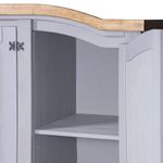 Casa si Gradina - Mobilier - Dulapuri si sifoniere - Sifoniere - Sifonier din pin mexican cu , gri, lemn de pin mexican, 3 usi, colectie Corona - Infinity.ro