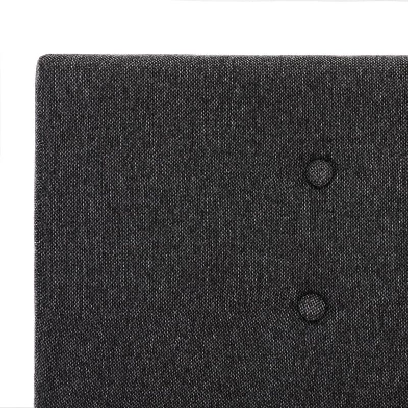 Casa si Gradina - Mobilier - Paturi si accesorii - Paturi - Cadru de pat, gri inchis, 90 x 200 cm, material textil - Infinity.ro