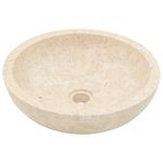 Casa si Gradina - Sanitare - Lavoar baie si accesorii - Lavoare si piedestale - Chiuveta, crem, 40 x 12 cm, marmura - Infinity.ro