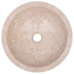 Casa si Gradina - Sanitare - Lavoar baie si accesorii - Lavoare si piedestale - Chiuveta, crem, 40 x 12 cm, marmura - Infinity.ro