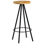 Casa si Gradina - Mobilier - Scaune si fotolii - Scaune - Scaune de bar, 2 buc., lemn masiv de mango - Infinity.ro