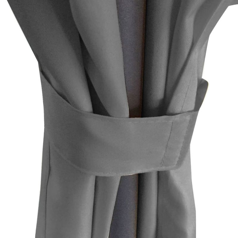 Casa si Gradina - Gradina si terasa - Umbrele si pavilioane - Pavilioane - Pavilion cu perdele, antracit, 3,5 x 2,7 m, rotund - Infinity.ro